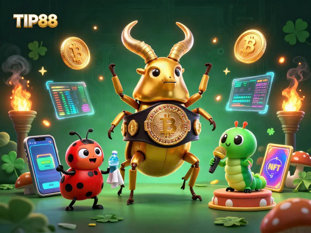 Experience winning moments at TIP88 with vibrant 3D characters and rich casino elements.