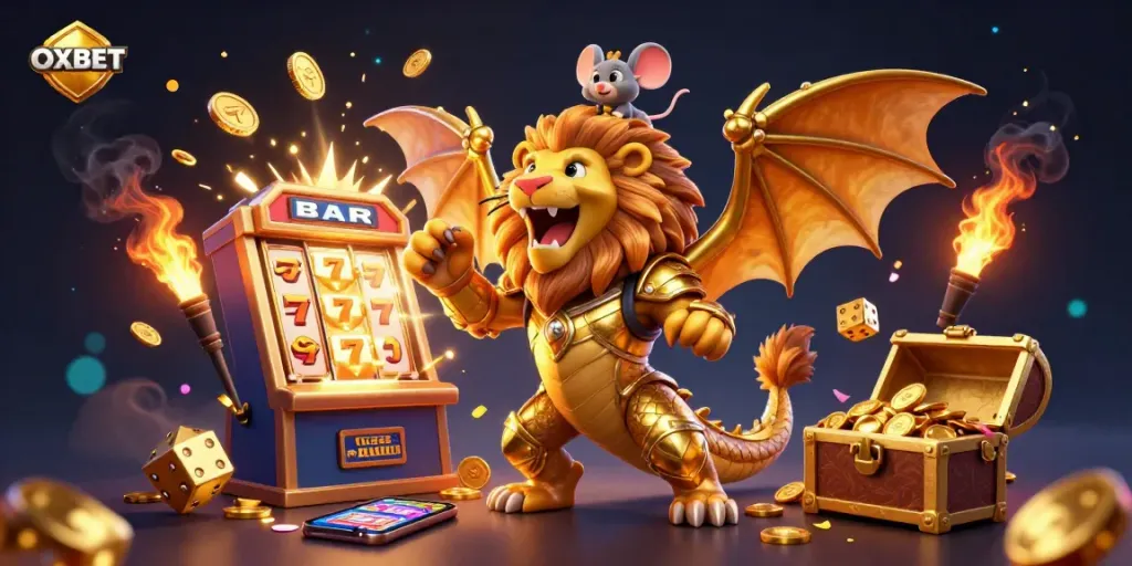 Experience OXBET's thrilling casino adventure with golden chimera and explosive jackpots.