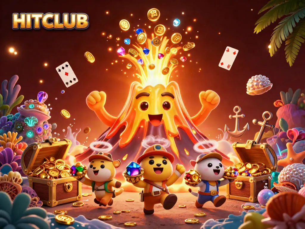 Engage with HITCLUB as you enjoy a vibrant casino world, rich with treasures and games.